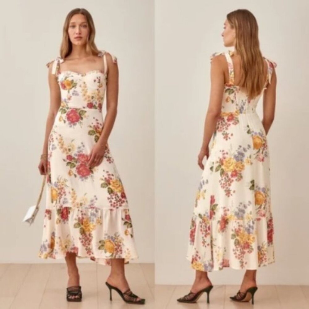 Reformation Nikita Dress in Bouquet - US 2
